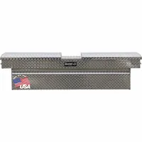 BUYERS PRODUCTS Topside Truck Box: Topside Truck Box, Gull Wing Lid Lid, 71 in Overall Wd, Aluminum (MPN 1710410)