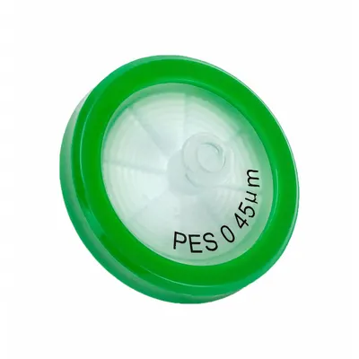 GLOBE SCIENTIFIC Syringe Filter: Non-Sterile, 0.45 um Pore Size, 100 mL Max Capacity - mL - Non-Sterile Syringe Filters