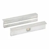 WESTWARD Magnetic Jaw Cap: Aluminum, For 5 1/2 in Vise Jaw Wd, 5 1/2 in Jaw Cap Wd, Any Vise Type