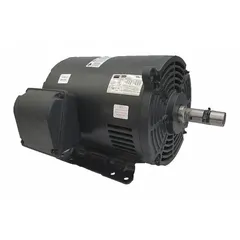 Open drip proof (ODP) enclosure with rigid base mount. 15 hp, 1775 RPM, 230/460V AC, 3-phase. Full load current 37.2/18.6 A. Suitable for pumps, fans, conveyors, and compressors in industrial environments.