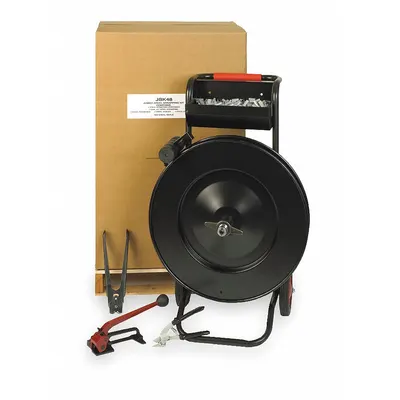 OEM APPROVED VENDOR Steel Strapping Kit, Fits 5/8 in Strap Width - Cart, Tensioner, Sealer, Strapping, Cutter & Seals
