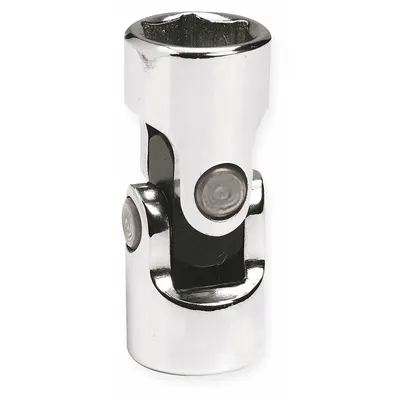 PROTO Flex Socket: 3/8 in Drive Size, 11/16 in Socket Size, 6-Point, Std, Chrome - 3/8" Drive SAE Flex Sockets