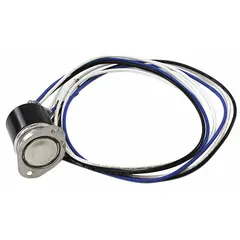 This changeover switch is a replacement component for HVACR systems, used to toggle between heating and cooling modes. It is suited for commercial and industrial climate control equipment, enabling seasonal mode switching.