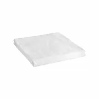 R & R TEXTILE Flat Sheet: Twin, 72 in Overall Lg, 120 in Overall Wd, White, Sewn Corner (MPN NWW72120WHT-AD00)
