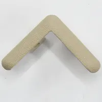 ACROVYN End Cap: End Cap, PETG, Beige, 2 in Leg Wd, 1/4 in Overall Ht, For 90° Angle, 0.25 in Thick (MPN SSM20CAP103N)