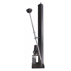 This hydraulic cylinder unit is a replacement component for compatible Dayton brand material handling equipment. It provides hydraulic actuation for lifting and positioning tasks in industrial and warehouse environments.