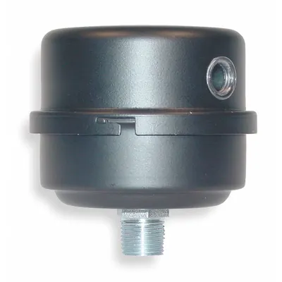 SOLBERG Filter Silencer: 1/2 in (M)NPT Inlet Size, 12 cfm, 4.12 in Overall Ht - Air Compressor Intake Filters & Silencers