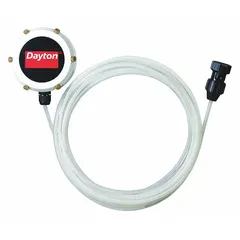 This misting kit is designed for use with fans of 18, 20, 24, 30, or 36 inch diameter. It includes 12 feet of plastic tubing and has a white finish. The base diameter is 4 5/16 inches. Typical applications include cooling in workshops, warehouses, or patios when attached to a fan and water supply.