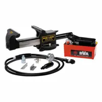 BVA HYDRAULICS Hydraulic Bench Vise: 5 ton, 8 in Max Jaw Opening (MPN HBV5)