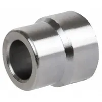 Steel socket-weld extreme-pressure pipe fitting with reducing straight configuration. Connects from 2-1/2 in to 1 in pipe with female socket ends. Used in high-pressure piping systems requiring leak-resistant joints