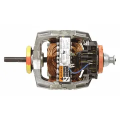 Drive motor for Whirlpool washing machines and dryers. Powers drum rotation in residential laundry appliances.