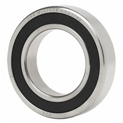 NTN Angular Contact Ball Bearing: 7008, 1 Row, Matched, Duplex, 17°, Dbl Sealed - Duplex Angular Contact Bearings