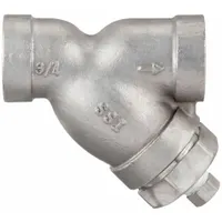 SSI Y Strainer: 2 in, NPT, Perforated, 0.0469 in Screen Size, Stainless Steel, 304 Stainless Steel (MPN 0200-1500Y2TT-B)