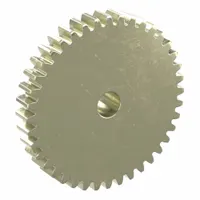 Spur Gear: Module m 1, 40 Teeth, 6 mm Bore Dia, Brass, 20° Pressure Angle, Finished Bore (MPN BSS1-40A)