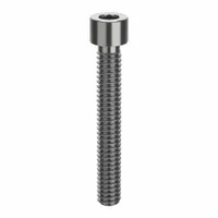 Socket Head Cap Screw: 1/4"-20 Thread Size, 1 3/4 in Lg, Std, Plain, Stainless Steel, 316 H5 (MPN ZSS61614C28)