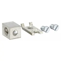 Neutral lug kit rated for 100 A, designed for use with Homeline load centers. Includes one wire binding screw to terminate and organize neutral conductors, providing a secure neutral connection point within the panel.