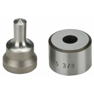 ENERPAC Punch and Die Set: 5/16 in Bolt Size (In.), 0.31 Cold Rolled C-1018 - Hand and Power Tools