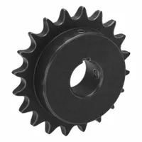TSUBAKI Single Strand Sprocket: 50, For 5/8 in Chain Pitch, 1 1/8 in Bore Dia, 20 Teeth, Steel (MPN 50B20F-1B)