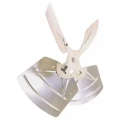 Replacement propeller for HVAC and refrigeration condenser units. Moves air across the condenser coil to dissipate heat. Direct replacement for compatible YORK condensing units.