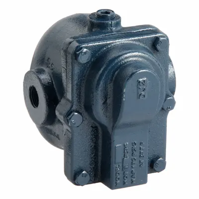 ARMSTRONG INTERNATIONAL Steam Trap: Cast Iron, 1/2 in FNPT, 1,100 lb/hr, 175 psi Max., 377°F Max. - Cast Iron In-line Float & Thermostatic Steam Traps