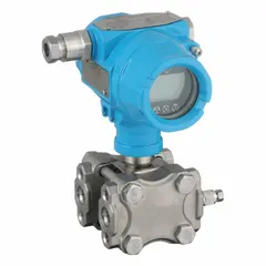 Digital differential pressure transmitter with a range of -72.5 to 145 psi and 4-20 mA output. Features NPT connection, aluminum/316 stainless steel enclosure rated IP66/NEMA 4X, and intrinsically safe rating (Class II, Div 1, Groups E, F, G). Maximum working pressure 3,626 psi, burst pressure 5,801 psi. Used for measuring pressure differences in industrial process control.