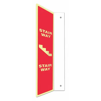 CONDOR L-Shape Projection Stair Way Sign - L-Shape Projection Stair Way Signs