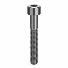 Metric standard socket head cap screw with M6x1.00 thread, 40 mm length, and 5 mm drive size. Made of 316 stainless steel with plain finish and H5 tolerance. Right-hand thread. Used in machinery, equipment, and structural assemblies requiring corrosion resistance.
