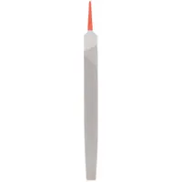 Machinists File: Rectangular, Double-Cut, Single Edge Cut, Smooth Cut, 10 in Lg without Tang (MPN 73275500)