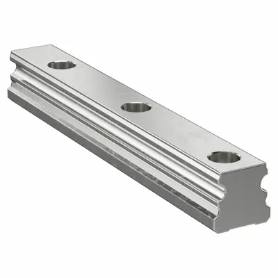 NB Guide Rail: 25, 220 mm Overall Lg, 25 mm Overall Wd, 21.8 mm Overall Ht - Alulin Series Steel-Reinforced Aluminum Guide Rails