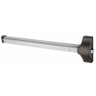 ASSA ABLOY ACCENTRA 1800-48-689 Rim Exit Device, Aluminum, 48 in Max Door Width - Rim Push Bars