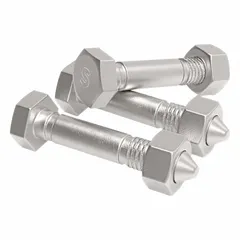 This steel shear bolt kit is designed for use with Ariens equipment. The bolts function as sacrificial fasteners that break under excessive load, protecting the drivetrain from damage during operation. Suitable for snow removal and other outdoor power equipment applications.