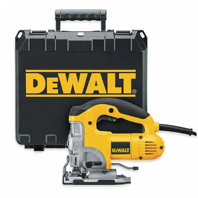 DEWALT Jigsaw: 6.5 A Current, 3,100 stroke/min Stroke Rate - Max, Orbital, 1 in Stroke Lg - D-Handle Corded Jigsaws