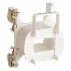 Replacement coil for SCHNEIDER TeSys Deca IEC contactors. Rated for 120V AC operation. Used to restore electromagnetic actuation in motor control panels, conveyor systems, and HVAC equipment.