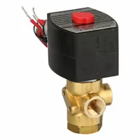 REDHAT Solenoid Valve: 3-Way, Configurable, 1/4 in Pipe Size, 24V DC, Explosion Proof, Direct Mount (MPN EF8320G17424/DCDD)