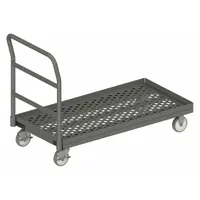 APPROVED VENDOR Platform Truck: 1,400 lb, 48 in L x 24 in W x 9 1/4 in H Deck, Perforated, Smooth (MPN EPTPLU24485PU95)
