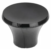 This pull knob features a thermoset construction with a threaded hole for #6-32 screws. It has a diameter of 1.09 inches and a thread length of 30 mm. Commonly used for manual actuation or adjustment on industrial panels, machinery, and control enclosures