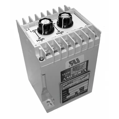 LUMENITE Liquid Level Controller: 24V AC, SPDT, DIN Rail, Relay - DIN Rail-Mounted Conductivity Level Controls