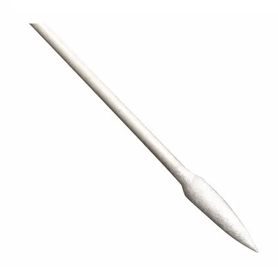 CHEMTRONICS Swab: Cotton, 3 in Overall Lg, 15/32 in Tip Lg, 2 in Handle Lg, 1/8 in Tip Wd - Cleanroom Swabs & Applicators