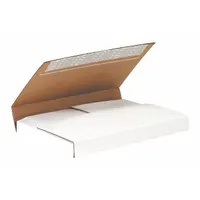 Easy-Fold Mailer,12-1/8x9-1/8",PK25: Kraft, 12 1/8 in Inside Lg, 2 in Inside Ht, ECT-32-B, 25 PK (MPN M2BKSS)