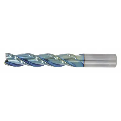 OSG Square End Mill: Carbide, DLC Coated, 3 Flute, 5/8" Mill Dia, 2.024" LOC - Carbide Square End Mills for Aluminum