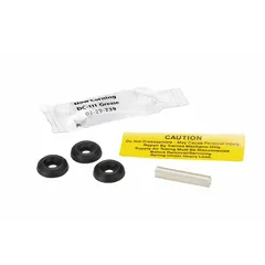 This packing kit is designed for use with flare valves in industrial piping systems. It serves as a replacement packing to maintain a proper seal in flare valve assemblies, preventing leaks. Compatible with JOHNSON CONTROLS flare valves.