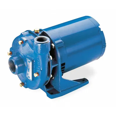 GOULDS WATER TECHNOLOGY Centrifugal Pump: 1/2 hp, 115/230V AC, 37 ft Max Head, 1 1/2 in, 1 1/4 in Intake and Disch - 1/4 to 3/4 HP Straight Centrifugal Pumps