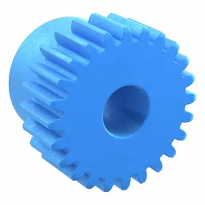 KHK GEARS Metric Spur Gear with Standard Hub, PS1-24 - Metric Spur Gears with Standard Hub