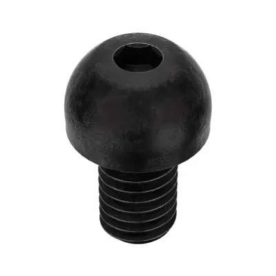 KERR LAKESIDE Socket Head Cap Screw: 3/8"-16 Thread Size, 5/8 in Lg, Button, Black Oxide - Button Head Socket Cap Screws