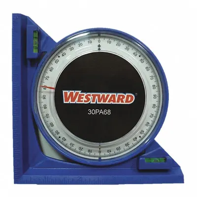 WESTWARD Angle Finder: 5 Quadrants, 5 in Base Lg, Nonmagnetic, Degrees, 5 in Overall Ht - Angle Locators
