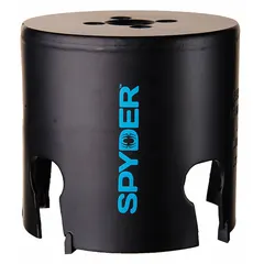Multi-material-cutting hole saw without arbor, 3-5/8 in diameter, 1 tooth per inch, 2 in maximum cutting depth, 1/2"-18 thread size. Suitable for cutting wood, metal, plastic, and drywall in construction and renovation applications.