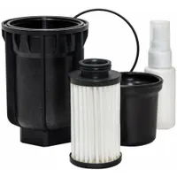 Cellulose cartridge DEF filter with 1 11/16 in outside diameter. Designed for use in diesel exhaust fluid systems to remove contaminants. Compatible with Mercedes Benz trucks. Interchanges with FleetGuard UF106