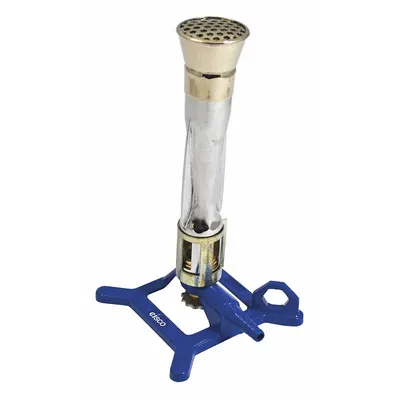 EISCO SCIENTIFIC Anti-Tip Bunsen Burner: Meker, Natural, 1,180 BTU Btu Output - Max - Bunsen Burners