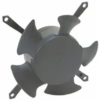 DAYTON Axial Fan: 4 7/16 in Ht, 1 1/2 in Dp, IP20, Lead Wires, Aluminum, 230V AC, Ball