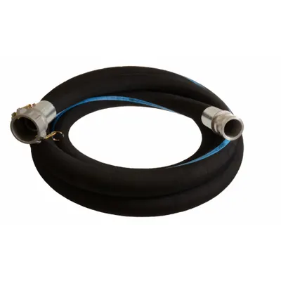 CONTINENTAL EPDM Water Suction & Discharge Hose Assembly - EPDM Water Suction & Discharge Hose Assemblies with EPDM Cover with Spiral-Plied Synthetic Fabric & Wire Helix Reinforcement